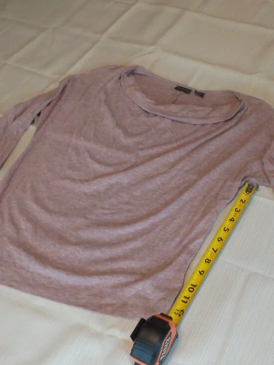 RACHEL ZOE Women's Dusty Pink Cowell Neck 3/4 Sleeve Top Size Med. Like NEW - Picture 1 of 16